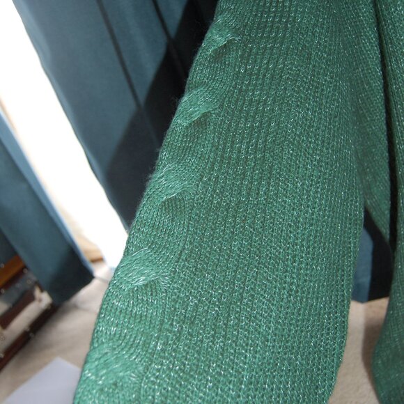 NEW-WOMEN LAUREN CONRAD GREEN SWEATER SIZE EX-LARGE - Picture 3 of 7